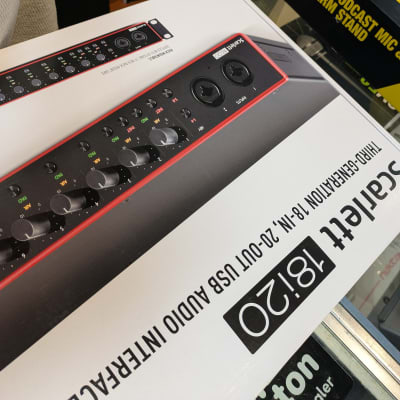 Focusrite Scarlett 18i20 3rd Gen USB Audio Interface 2019 - Present - Black image 3
