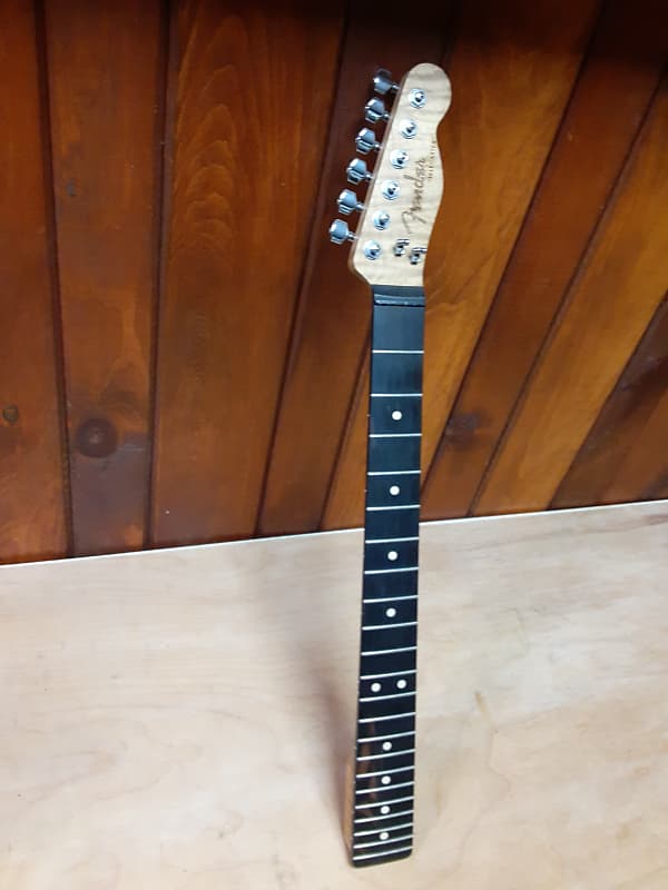 Warmoth Fender Telecaster Neck - Gorgeous Maple /Macassar | Reverb