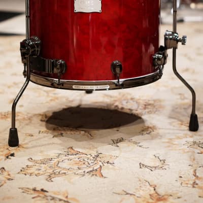 Mapex 12/13/14/16/18" Orion Series Drum Set - Transparent Cherry Red - Ralph Peterson image 10
