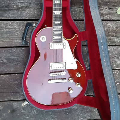 1975 Gibson Les Paul Sparkle Top Deluxe Rocket Red Sparkle | Reverb