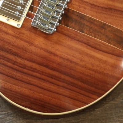 Sweetwood Rosewood Double-Cut Natural Electric Guitar + OHSC (5673) image 8