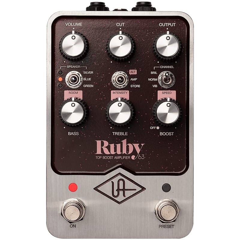 [3-Day Intl Shipping] Universal Audio Ruby ’63 Top Boost Amplifier Rangemaster Amp Sim image 1