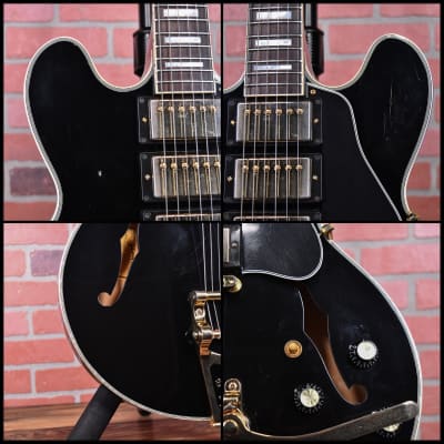 Gibson Memphis Limited Edition ES-355 Black Beauty 2019 Ebony W/OHSC/COA image 13
