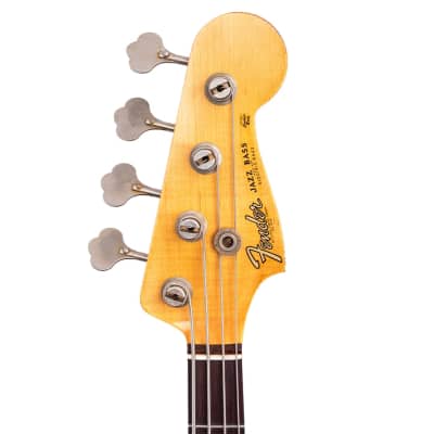 Fender Custom Shop 1964 Jazz bass - relic - Aztec Gold - 9.5 lbs - serial# R133242 image 6