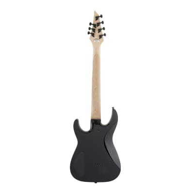 Jackson X Series Dinky Arch Top DKAF7 MS 7-String Multi Scale Electric Guitar with Poplar Body, Laurel Fingerboard, and 24 Jumbo Frets (Right-Handed, Gloss Black) image 2