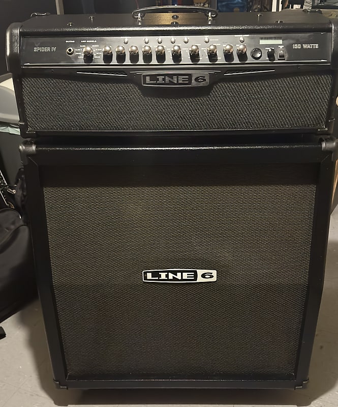 Line 6 Spider IV HD150 150W Amplifier Head with 320W 4x12 Guitar