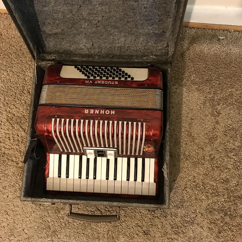 Vintage Hohner Student VM Accordion Reverb