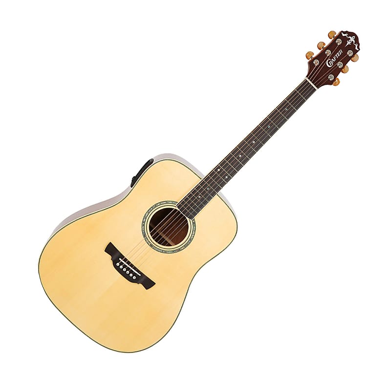 Crafter KD-10EQ L.R. Baggs Element Pickup Dreadnought Acoustic Guitar image 1