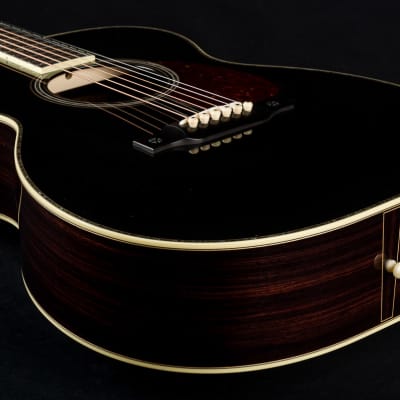 Bourgeois OM-42 Black Top Adirondack Spruce and Indian Rosewood NEW image 16