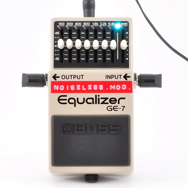 Boss GE-7 Modified Noiseless Equalizer w/Box Made In Taiwan