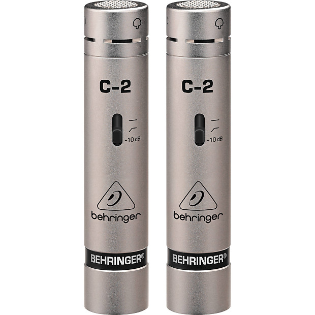 Behringer C-2 Small Diaphragm Cardioid Condenser Microphone Matched Pair image 1
