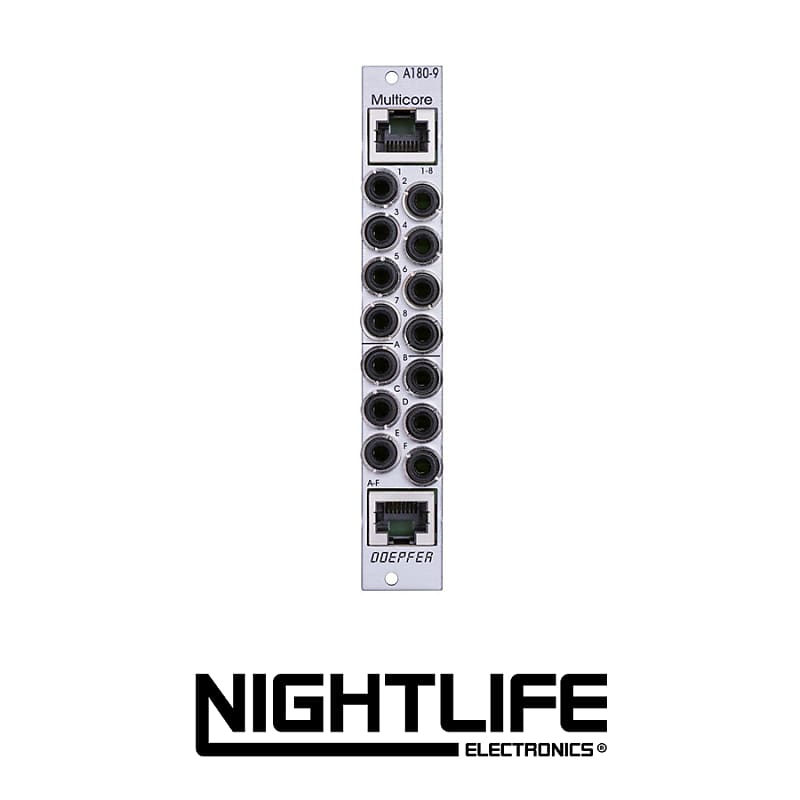 Doepfer A-180-9 Multicore Eurorack Networking Modules