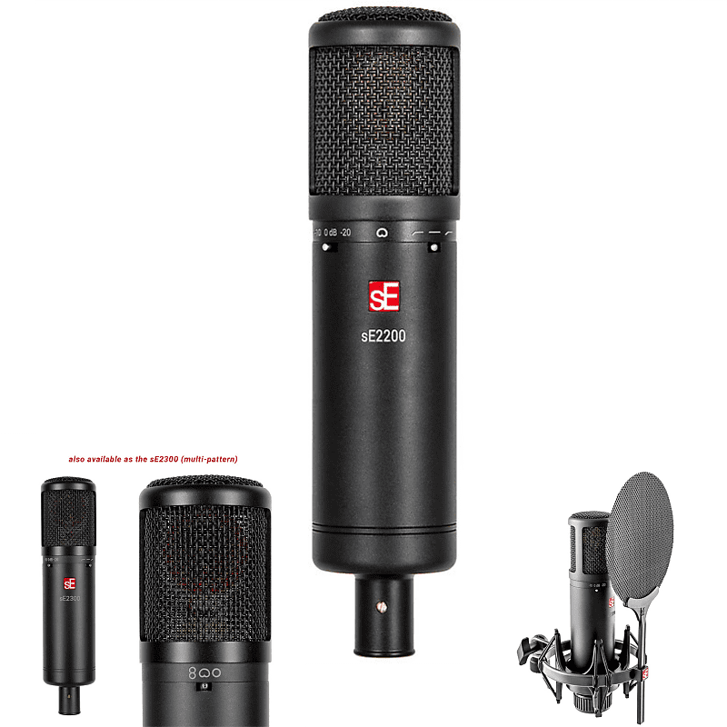 sE Electronics sE2200 Large-Diaphragm Studio Condenser Microphone - NEW image 1