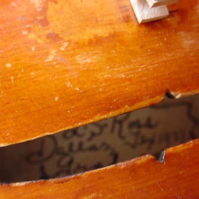 L.S. Ross Grade 37 1/2 Dallas Violin Fiddle 1927 Natural image 11