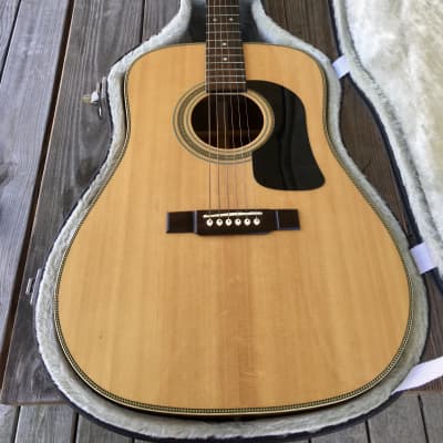 Vintage Washburn D-13s solid spruce top acoustic guitar w/rare Washburn TKL case1996 for sale