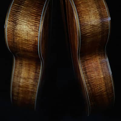 Grimes Custom Keola Beamer Double Hole Koa/Adirondack Steel String Acoustic Gtr w/Calton Case—MINT image 5