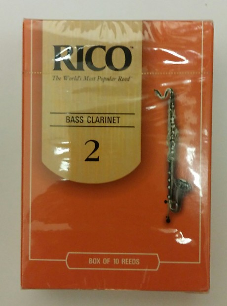 Rico REA1020 Bass Clarinet Reeds - Strength 2.0 (10-Pack) image 1