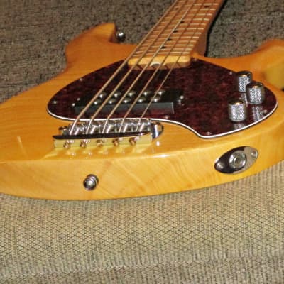 OLP Officially Licensed Product Ernie Ball 5-string Stingray bass 2005 natural image 10