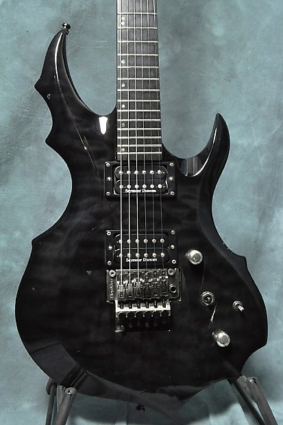 EDWARDS E-FR-145GT/QM See Thru Black | Reverb