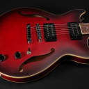 Ibanez AM53SRF AM Artcore Series 6-String RH Hollowbody Electric Guitar-Sunburst Red Flat 354