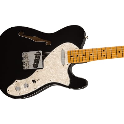 Fender Vintera II 60s Telecaster Thinline - Black w/ Maple FB image 5