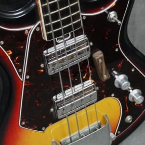 Vintage Teisco/Kingston Bass Guitar, 4-String, Made In Japan, MIJ, w/Case image 4