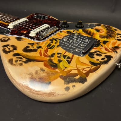 Immagine New Guardian Hand Painted Guitars "Jaguar" Electric Guitar Fender Neck, Parts, w/HSC - 5