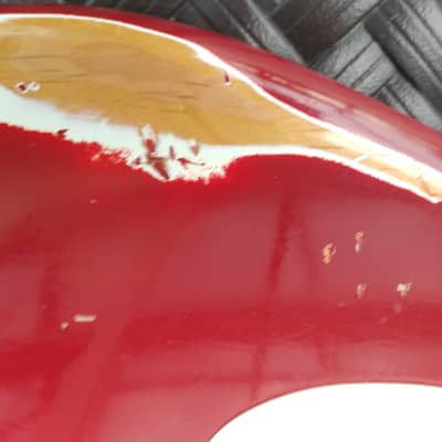 Fender Stratocaster1956-57/ NAMM 2000 Dakota Red over White image 3