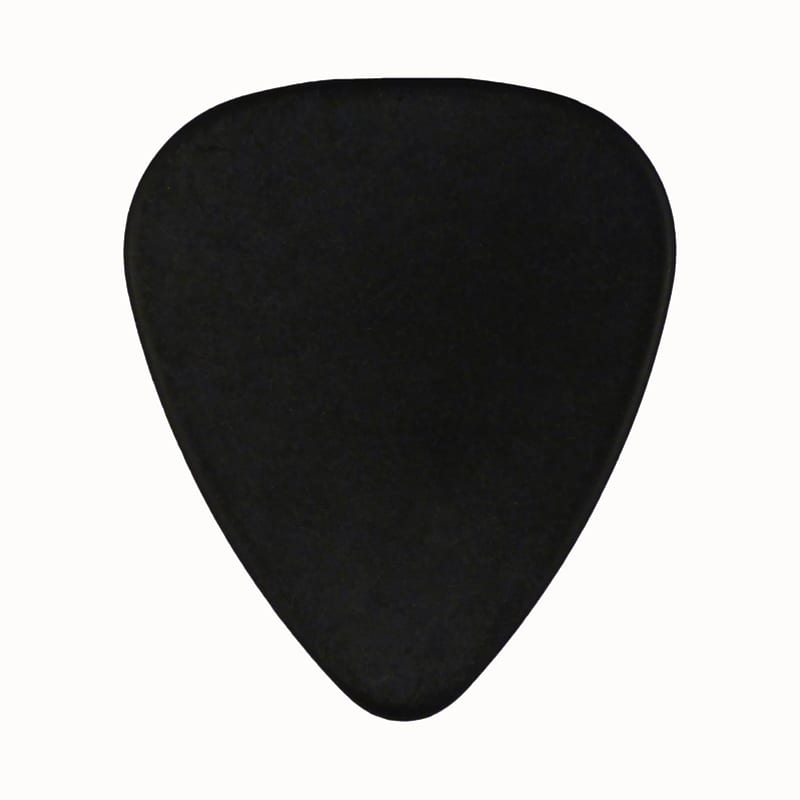 Delrin Black Guitar Or Bass Pick - 1.5 mm Extra Heavy Gauge - 351 Shape - 1 Pack New image 1