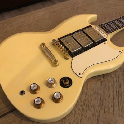 Epiphone SG Custom Three Pickup Les Paul Made in Korea 2000 Cream