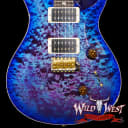 Paul Reed Smith PRS Core 10 Top Special Run Custom 24 Quilt Maple Top Korina Neck East Indian Rosewood Board Violet Blue Burst