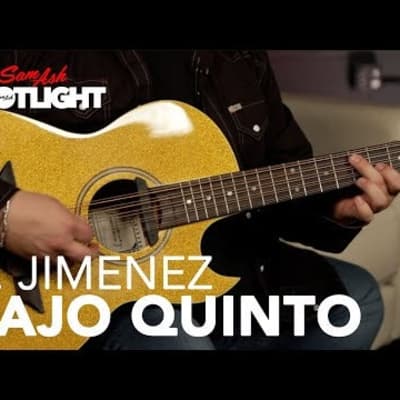 H. Jimenez El Murcielago Acoustic-Electric Bajo Quinto (Used/Mint) image 3