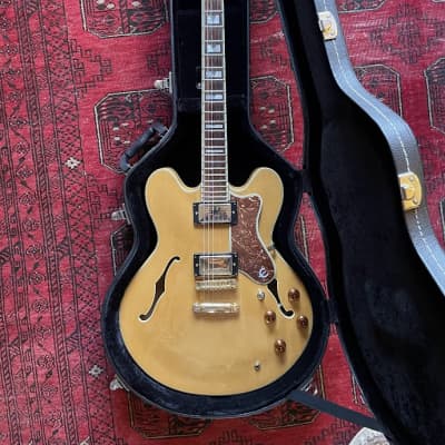 Epiphone By Gibson Sheraton Guitar 1987-1989 Natural Stunning Samick w Case for sale
