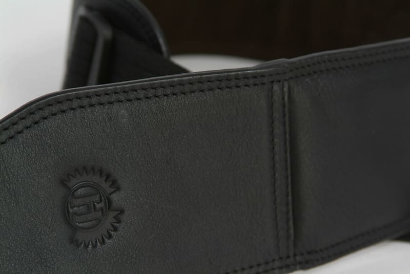 Black Leather Guitar Strap by Harvest Fine Leather from ACCESS