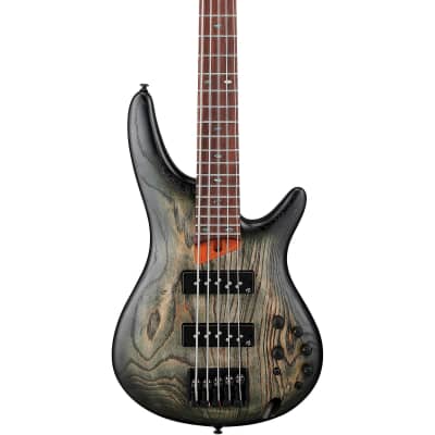 Ibanez SR605E Soundgear 5-String Electric Bass - Black Stained Burst image 1