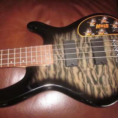 Cort Action DLX Plus FGB Action DLX Plus 4-String Electric Bass Faded Grey Black w/ FREE Musedo T-2 Tuner! image 2