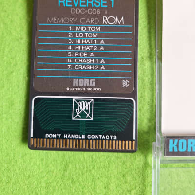 Korg DDC ROM Cards (8 x) for DDD-1 and DDD-5 - PRICE IS PER CARD ! image 13