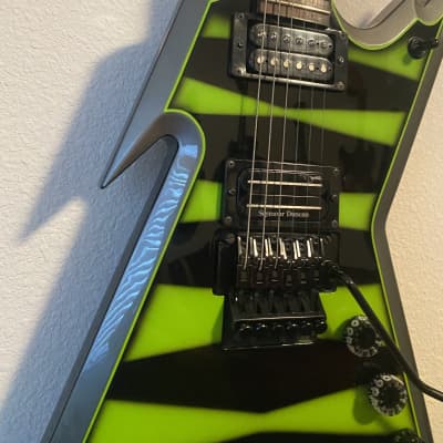 Dean Razorback DB Bumblebee Firefly Graphic | Reverb