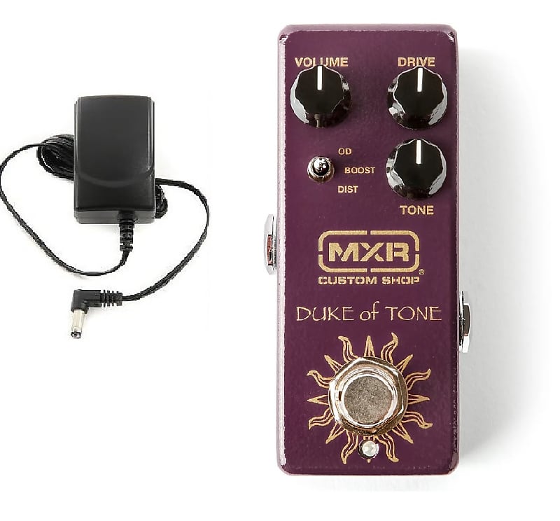 MXR CSP039 Duke of Tone Overdrive With Free Dunlop Power Supply