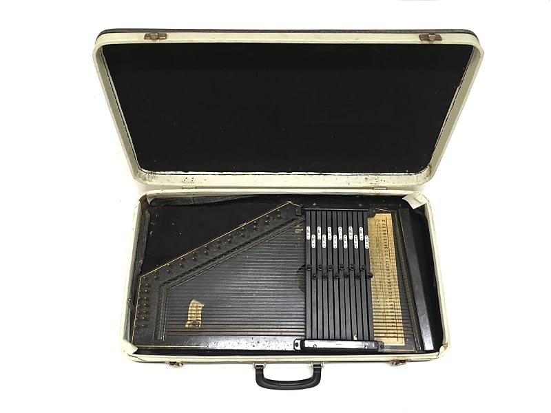 Vintage 1950's OSCAR SCHMIDT Autoharp Stringed Zither Reverb
