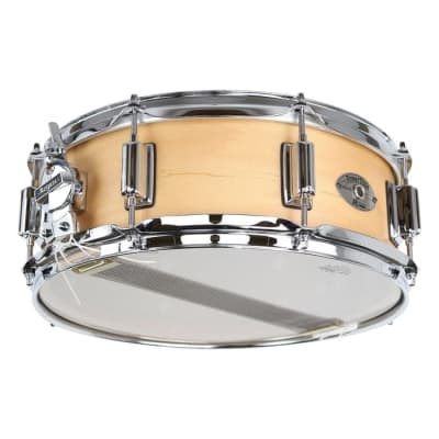Rogers Powertone Wood Shell Snare Drum 14x5 Satin Natural image 2