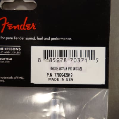 Fender American Pro Jaguar/Jazzmaster Bridge Assembly image 4