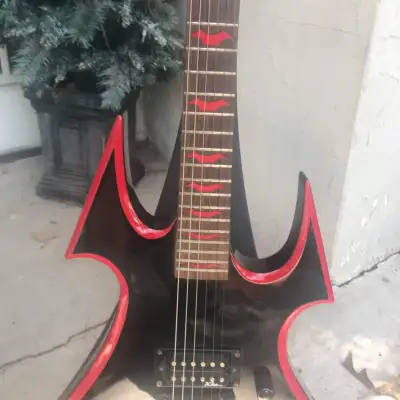 2006 B.C. Rich "Avenge" Son Of Beast Black/Crimson Red With OHSC (Coffin Case) image 5