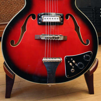 Maxitone Hollow Body Electric MIJ 1960s - Red image 5