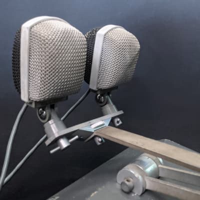 1970s Matched Pair of EAG MD-16N: Dynamic Cardioid Vintage Microphones /w Stand | Hungarian AKG D12 image 4