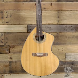 Giannini 12 String Acoustic Electric Guitar Natural Finish image 4