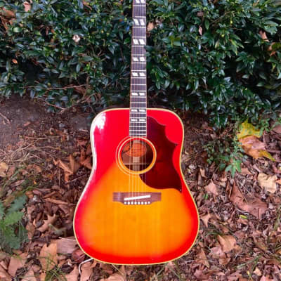 Gibson Southern Jumbo 1968  - Cherry Sunburst image 1