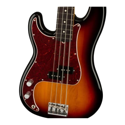Fender American Professional II Precision 4-String Bass Guitar Left-Handed (3-Color Sunburst) image 2