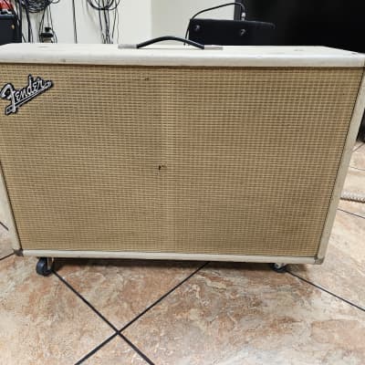 Fender Bassman 6G6-B Blonde Brownface with 2x12 Cab image 6