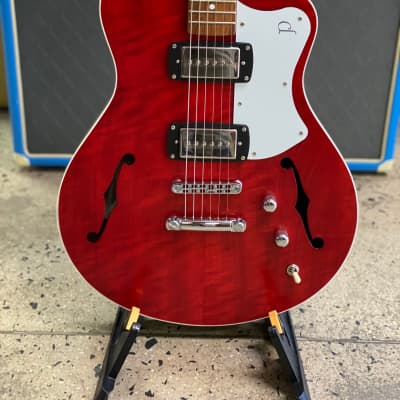 Pratley SH90-R Electric Semi-Hollow Guitar | Cherry Red image 2